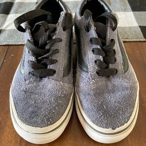 Dark grey vans, size 13.